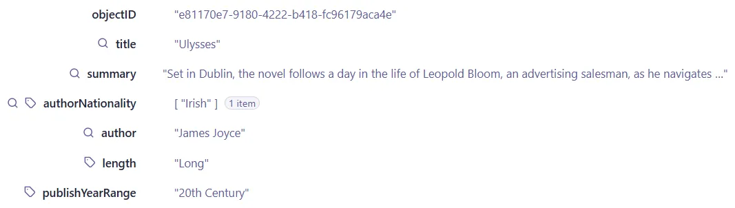 Custom books fields indexed for Umbraco Search