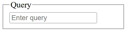 Frontend rendering of full text search